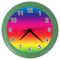 Spectrum Color Wall Clock by nateshop