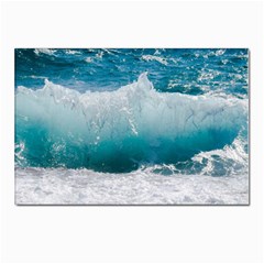 Waves Postcard 4 x 6  (pkg Of 10) by nateshop