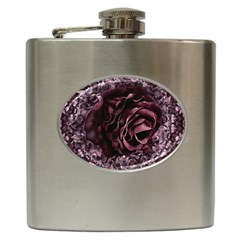 Rose Mandala Hip Flask (6 Oz) by MRNStudios