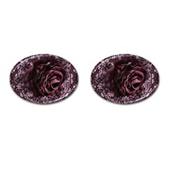 Rose Mandala Cufflinks (oval) by MRNStudios