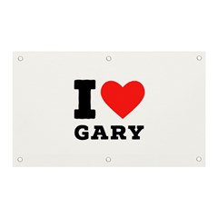 I Love Gary Banner And Sign 5  X 3  by ilovewhateva