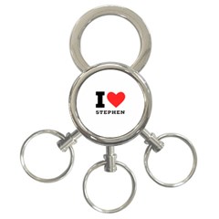 I Love Stephen 3-ring Key Chain by ilovewhateva