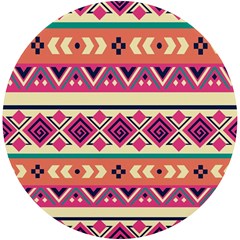 Unique Pattern Design Vintage Uv Print Round Tile Coaster