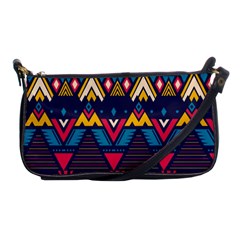 Pattern Colorful Aztec Shoulder Clutch Bag