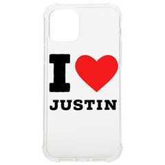 I Love Justin Iphone 12/12 Pro Tpu Uv Print Case by ilovewhateva