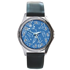 Education Round Metal Watch by nateshop
