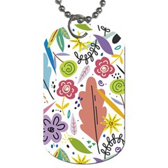 Flowers-101 Dog Tag (one Side) by nateshop