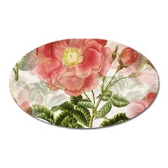 Flowers-102 Oval Magnet