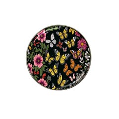 Flowers-109 Hat Clip Ball Marker by nateshop