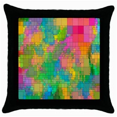 Pixel-79 Throw Pillow Case (black) by nateshop