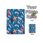 Medicine Pattern Playing Cards 54 Designs (Mini) Front - Heart2