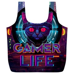 Gamer Life Full Print Recycle Bag (xl)