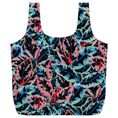 Leaves Leaf Pattern Patterns Colorfu Full Print Recycle Bag (xl) by Semog4