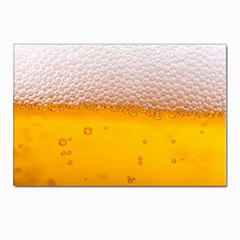 Beer Texture Liquid Bubbles Postcard 4 x 6  (pkg Of 10) by Semog4