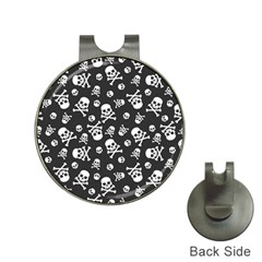 Skull-crossbones-seamless-pattern-holiday-halloween-wallpaper-wrapping-packing-backdrop Hat Clips With Golf Markers