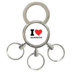 I Love Kenneth 3-ring Key Chain by ilovewhateva