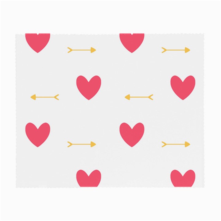 Hearts-36 Small Glasses Cloth