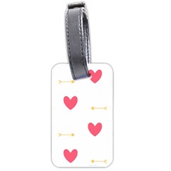 Hearts-36 Luggage Tag (two Sides) by nateshop