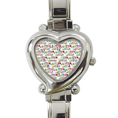 Holidays Heart Italian Charm Watch by nateshop