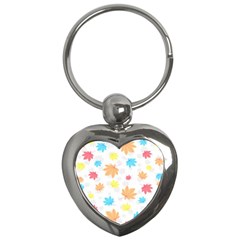 Leaves-141 Key Chain (heart) by nateshop