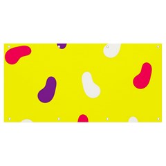 Pattern-yellow - 1 Banner And Sign 8  X 4  by nateshop