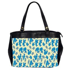 Rose-blue Oversize Office Handbag (2 Sides) by nateshop