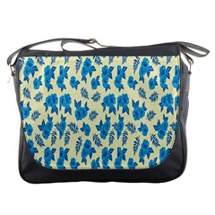 Rose-blue Messenger Bag by nateshop