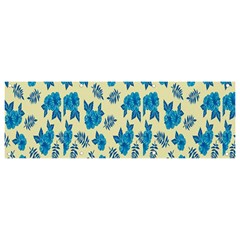 Rose-blue Banner And Sign 9  X 3 