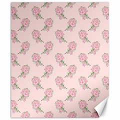 Flowers Bloom Blossom Pastel Pink Pattern Canvas 20  X 24  by Jancukart