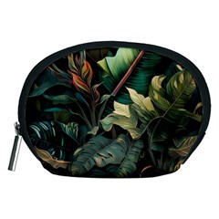 Tropical Leaf Leaves Foliage Monstera Nature Accessory Pouch (medium)