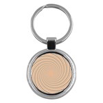 Background Spiral Abstract Template Swirl Whirl Key Chain (Round)
