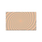 Background Spiral Abstract Template Swirl Whirl Sticker (Rectangular)