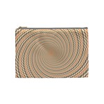 Background Spiral Abstract Template Swirl Whirl Cosmetic Bag (Medium)