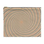 Background Spiral Abstract Template Swirl Whirl Cosmetic Bag (XL)