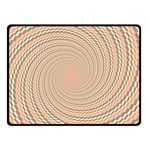 Background Spiral Abstract Template Swirl Whirl Two Sides Fleece Blanket (Small)