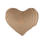 Background Spiral Abstract Template Swirl Whirl Standard 16  Premium Flano Heart Shape Cushions
