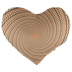 Background Spiral Abstract Template Swirl Whirl Large 19  Premium Flano Heart Shape Cushions