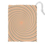 Background Spiral Abstract Template Swirl Whirl Drawstring Pouch (4XL)