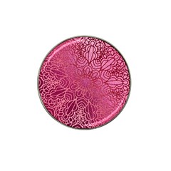 Pink Mandala Glitter Bohemian Girly Glitter Hat Clip Ball Marker (10 Pack) by Semog4