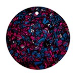 Grafitti Graffiti Abstract Artwork Digital Ornament (Round)