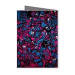 Grafitti Graffiti Abstract Artwork Digital Mini Greeting Cards (Pkg of 8)