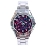 Grafitti Graffiti Abstract Artwork Digital Stainless Steel Analogue Watch