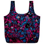 Grafitti Graffiti Abstract Artwork Digital Full Print Recycle Bag (XL)