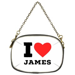 I Love James Chain Purse (one Side) by ilovewhateva