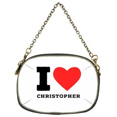 I Love Christopher  Chain Purse (one Side) by ilovewhateva