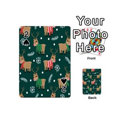 Cute Christmas Pattern Doodle Playing Cards 54 Designs (mini) by Semog4