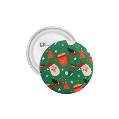 Colorful Funny Christmas Pattern 1 75  Buttons by Semog4