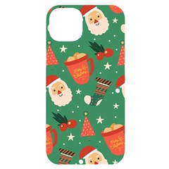 Colorful Funny Christmas Pattern Iphone 14 Plus Black Uv Print Case by Semog4