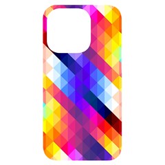 Abstract Background Colorful Pattern Iphone 14 Pro Black Uv Print Case by Semog4