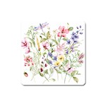 bunch of flowers Square Magnet